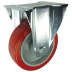 Castor, Fixed - Heavy Duty 150 mm Dia. Poly Wheel