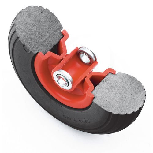 Flat toe plate sack trucks - With straight crossbars, on puncture proof wheels