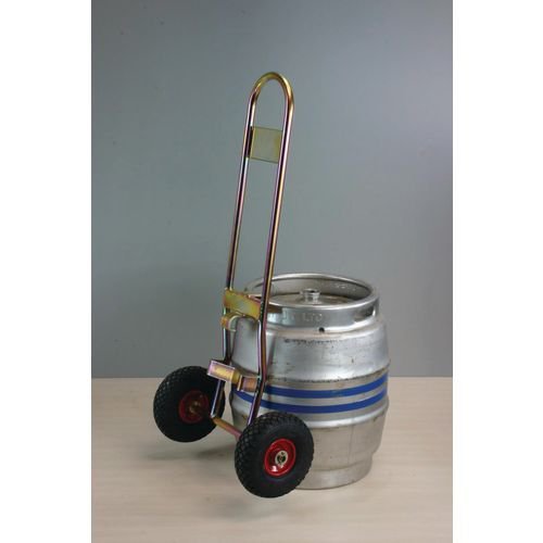 Beer keg/cask trolleys for keg capacities 9 to 22 gallons