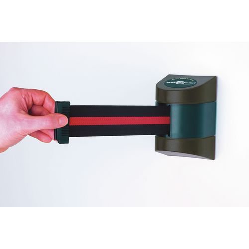 Tensabarrier® Wall mounted premium retractable belt barriers - Standard web 50mm - 7.7m