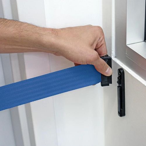 Wall mounted barrier - Additional wall receiving clip