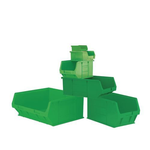 Standard small parts bins 355x200x132mm green