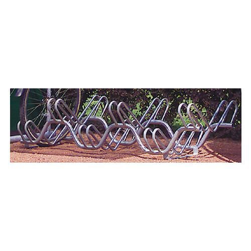 Economy modular cycle shelter - floor mounted cycle rack only