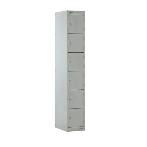 Locker Six Door1800X300X450 - L. Grey Door