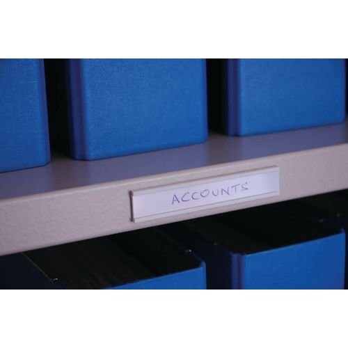 Label Holder - Self Adhesive 30 X 80-pack of 100-white Card