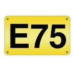 Aisle Marker 95 X 160 mm Yellow Pack of 1