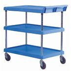 Utility Trolley 3 Shelf colour: blue