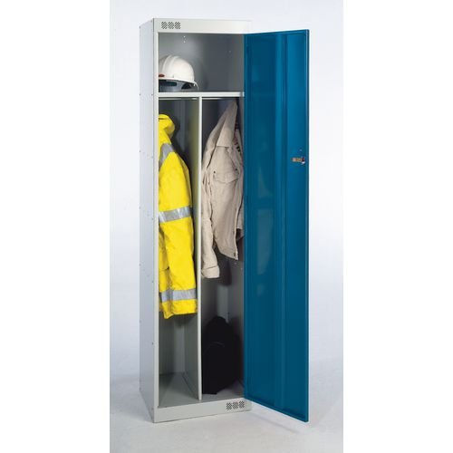 Locker Clean & Dirty Standard 1800X450X450 L.Grey/Blue Door