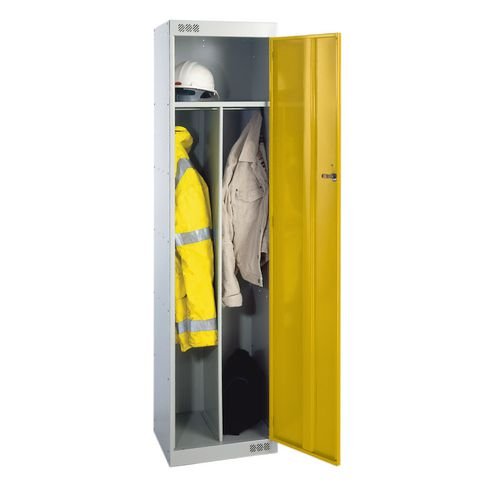 Locker Clean & Dirty Standard 1800X450X450 L.Grey/Yellow Dr