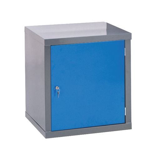 Locker-Heavy Duty Cube C/W Camlock/1 Cube Blue Door