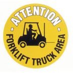 Floor Graphic Markers Forklift Truck Area 430 mm Dia