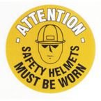 Floor Graphic Markers Safety Helmets 430 mm Dia