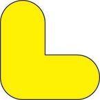 Warehouse Floor Signals Pack of 10 l Shape 200 X 200 mm yellow
