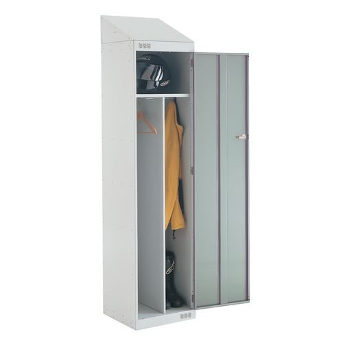 Locker Sloping Top Clean Dirty 1950X450X450 L.Grey/L.Greydoor