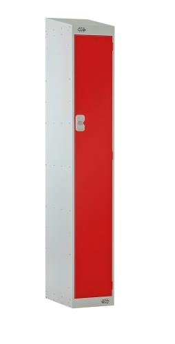 Coloured Door Lockers With Sloping Top