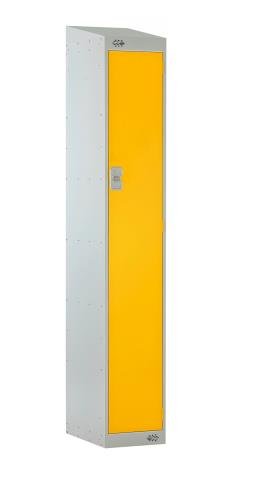 Coloured Door Lockers - Sloping Top