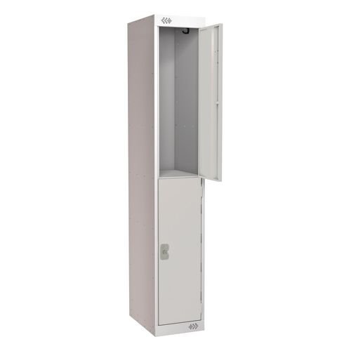 Locker Two Door 1800X300X450 - L.Grey Door