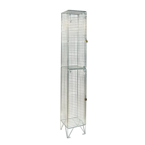 Locker - Wire Mesh 2 Door Individual D:305mm