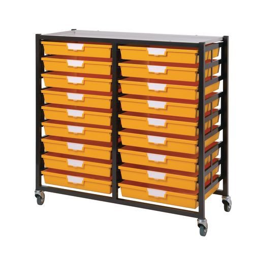 Premium mobile tray storage racks - A3 size trays