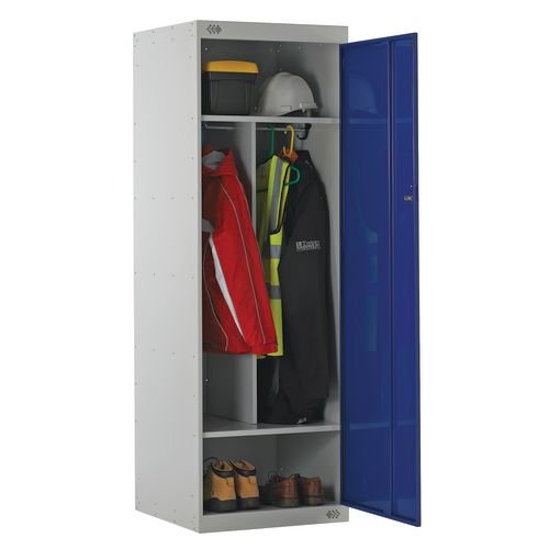 Locker Large Capacity Uniform 4 Internal Compartments,Blue