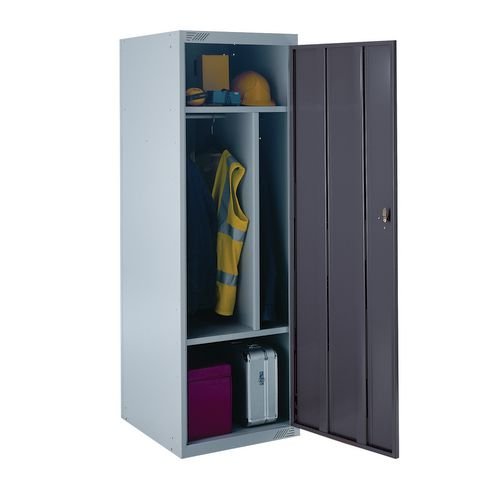 Locker Large Capacity Uniform 4 Internal Compartments,D.Grey