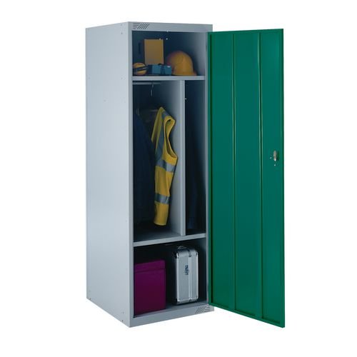 Locker Large Capacity Uniform 4 Internal Compartments,Green