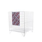 Dump Bins, Square 600 X 600, Colour White