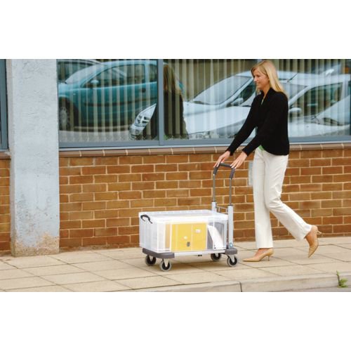 SBY07873 Extendable and Folding Trolley Blue 315167