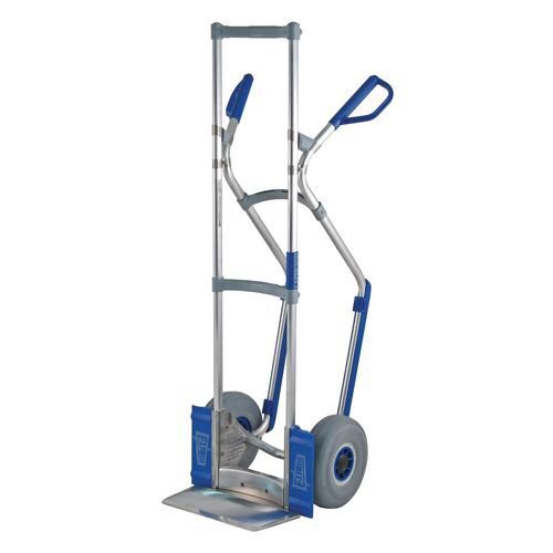 Heavy duty expresso aluminium sack trucks, on puncture proof tyres