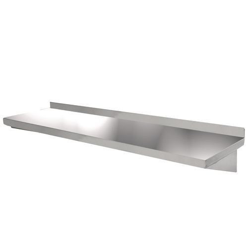 Stainless steel wall shelves