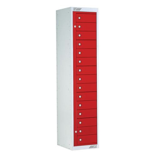 Locker - Flat Garment 15 Comp Std.Colour Red Door