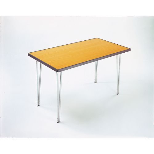 Polyedge folding tables - saxon oak