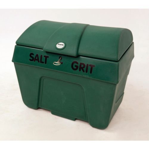 200L Slingsby heavy duty salt and grit bins - Without hopper feed, and with locking lid