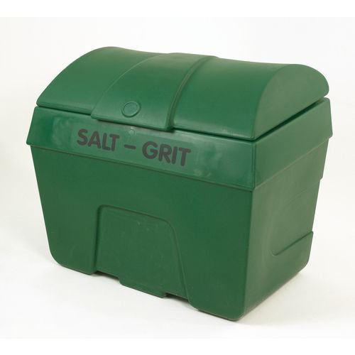 400L Slingsby heavy duty salt and grit bins - Without hopper feed (Green)