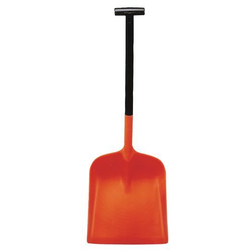 WE08801 Orange Snowburner Large Blade T-Grip Snow Shovel 317597