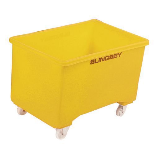 Slingsby mobile pallet box, yellow