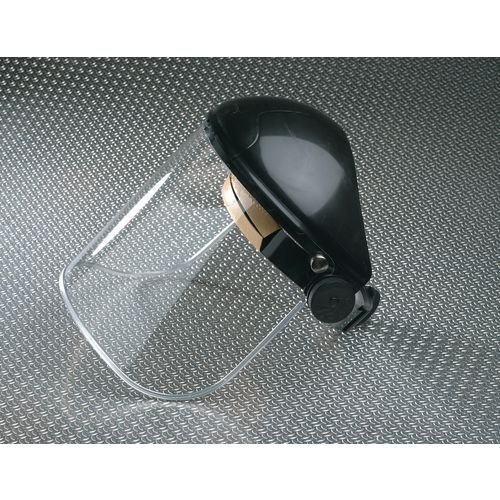 JSP face shield with polycarbonate visor and browguard