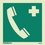 First Aid Telephone Sign 150 X 150 Rigid