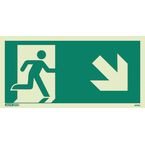 Emergency Exit Sign 200 X 400 Rigid