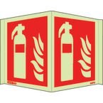 Panoramic Fire Equipment Signs 150 mm High