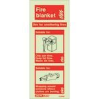 Fire Instruction Sign 200 X 80 Rigid