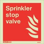 Fire Fighting Equipment Notice Rigid Plastic Spri 150 X 150 mm