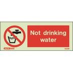 Not Drinking Water 80 X 200 Rigid Plastic