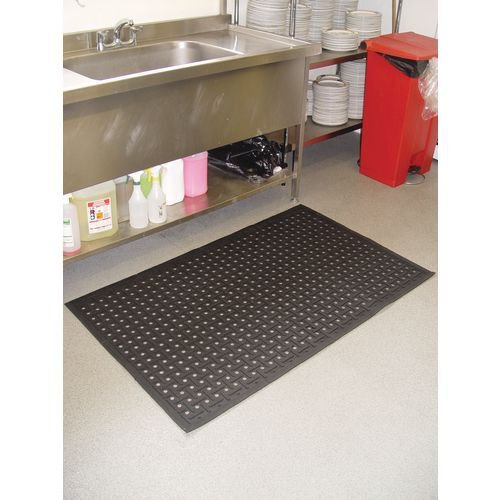 Washable nitrile rubber hygiene mat, 850 x 1400mm
