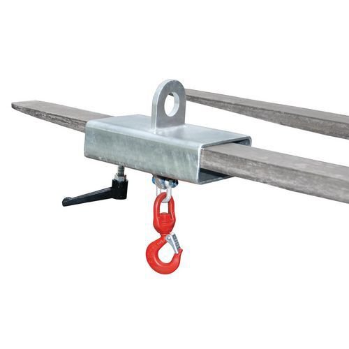Crane hooks, single fork galvanised