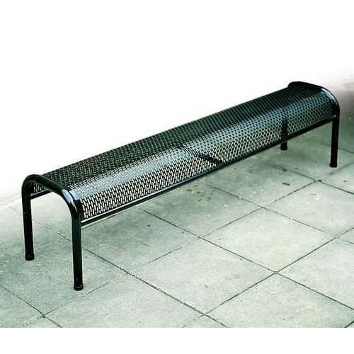 Metal mesh benches and seats