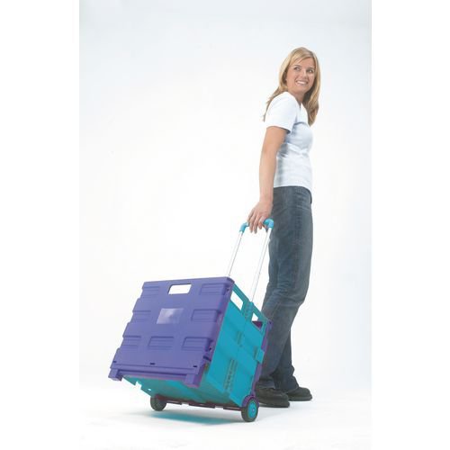 Folding box trolleys - 25kg capacity without lid