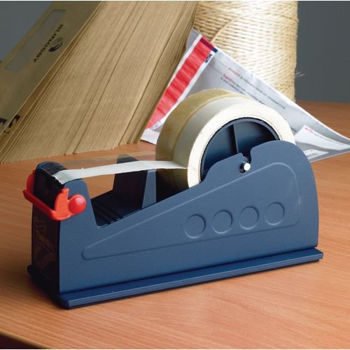 Bench-top tape dispenser, standard for tape up to 50mm wide