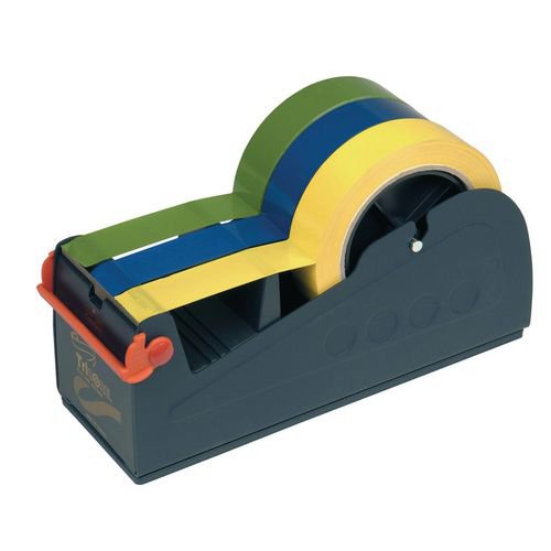 Bench-top tape dispenser, standard for tape up to 75mm wide