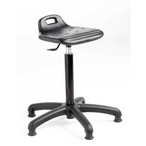 Posture stool with floor glides, seat height 580-800mm